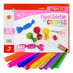 Bloc de papel celofán A4+