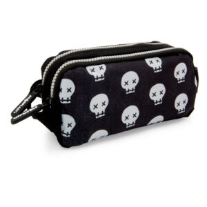 Estuche 2 cremalleras Calaveras