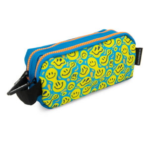 Estuche 2 cremalleras smiles