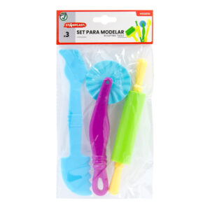 set de plástico de piezas para modelar