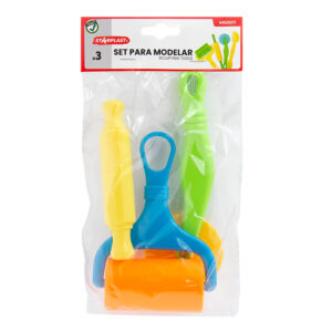 set de plástico de piezas para modelar