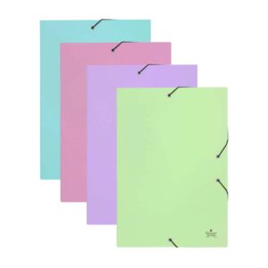 carpeta proyecto de colores pastel