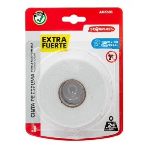 Cinta doble cara espuma 3 m x 36 mm
