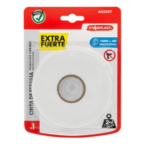 cinta de doble cara espuma