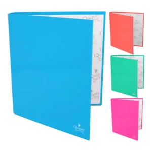 Carpeta de 4 anillas tamaño A5 colores básicos para documentos