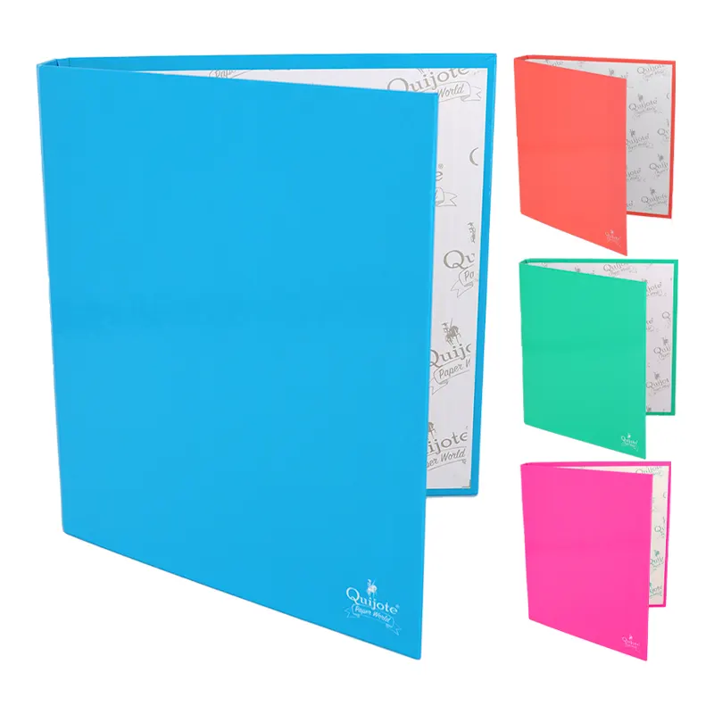 Carpeta de 4 anillas tamaño A5 colores básicos para documentos