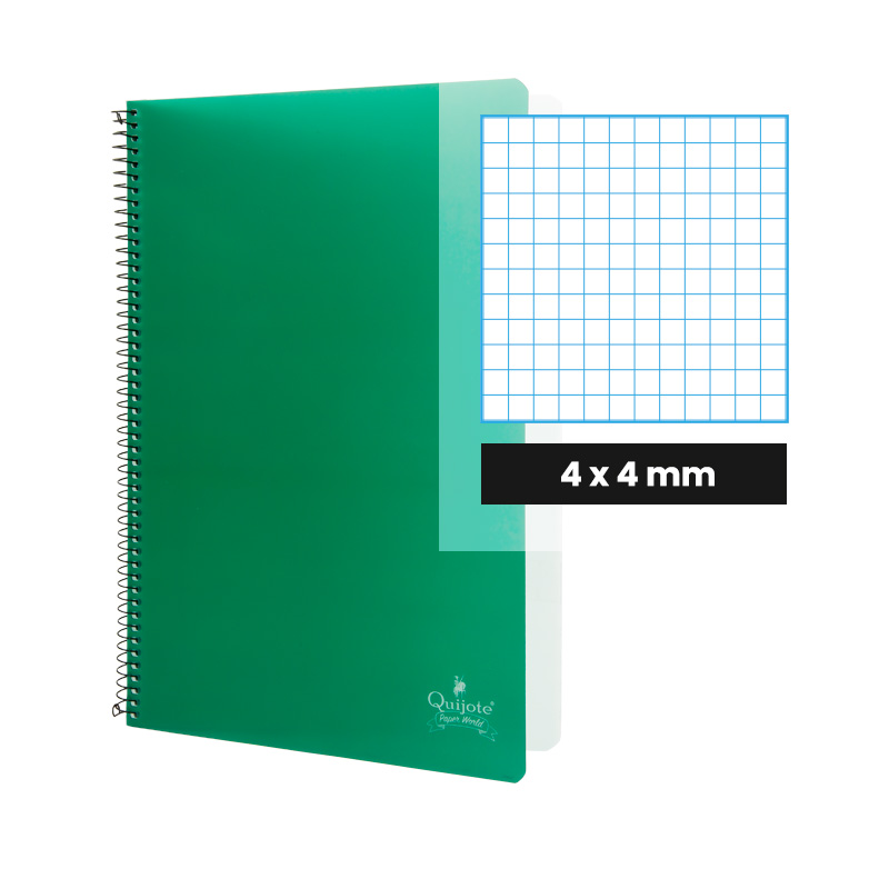 cuaderno tapa plástico