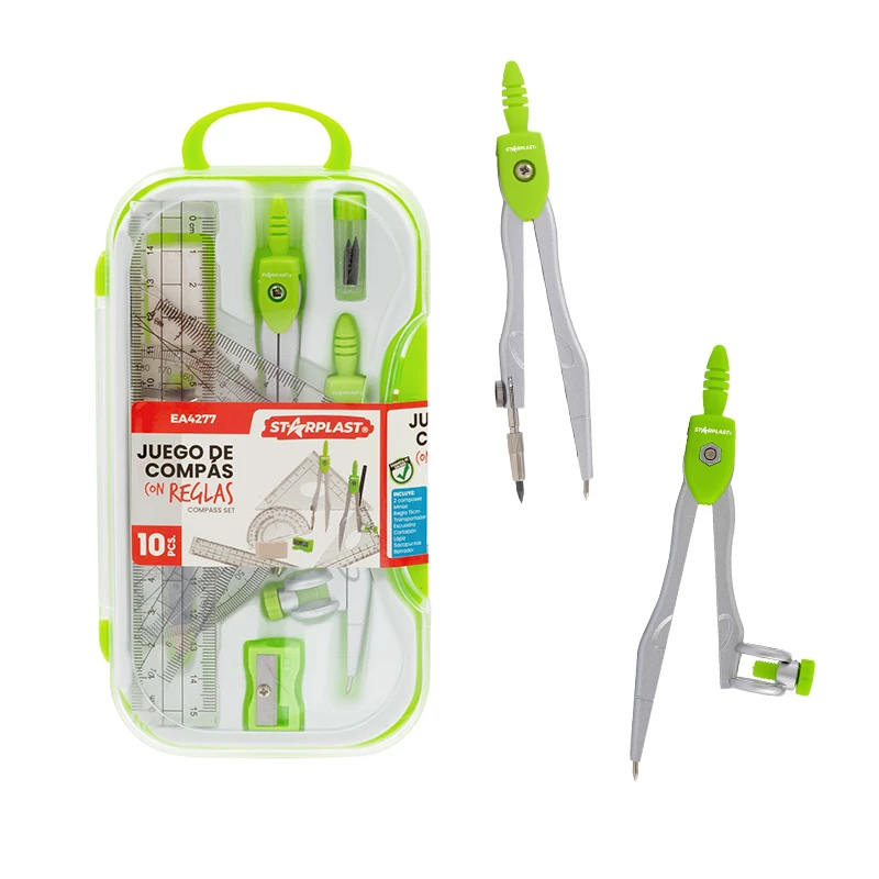 estuche de juego de compás