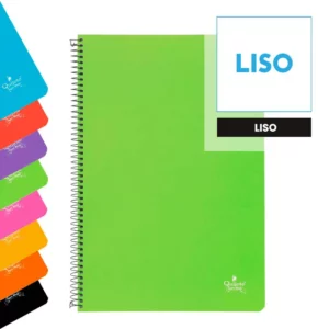 cuaderno escolar tapa blanda