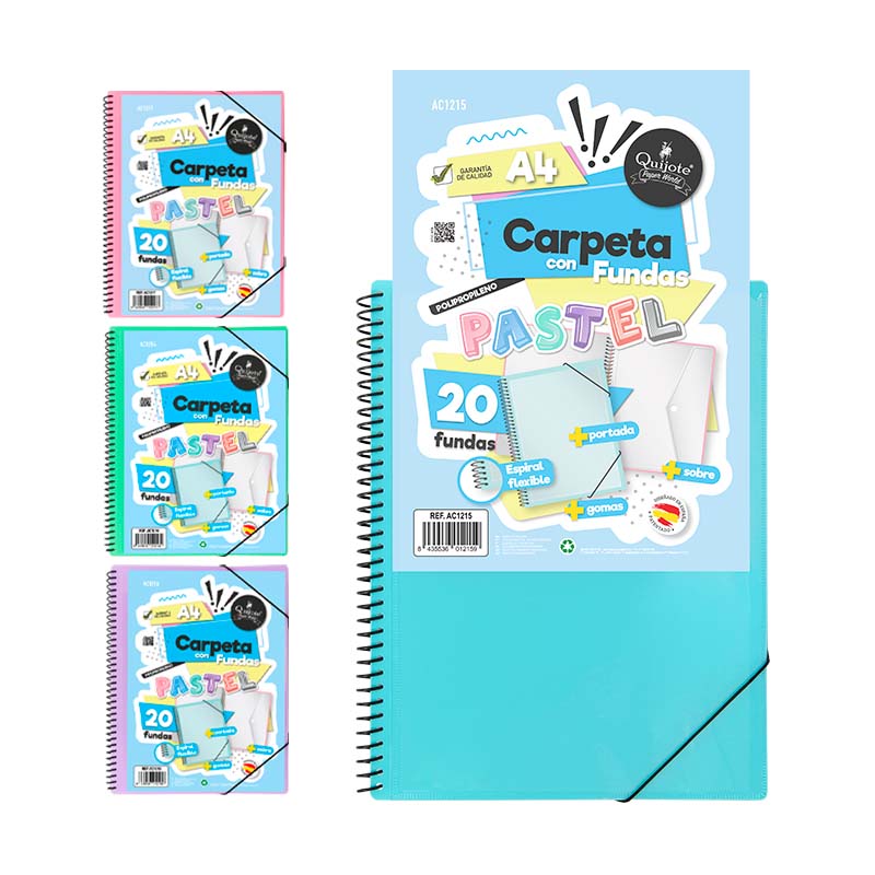 carpeta de 20 fundas
