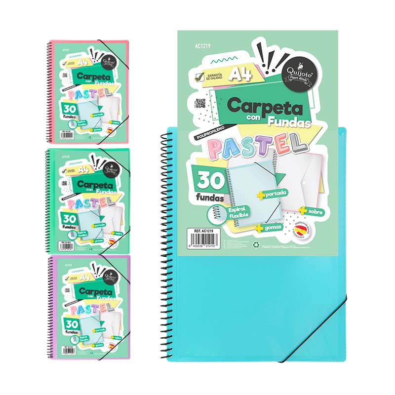 carpeta de 30 fundas